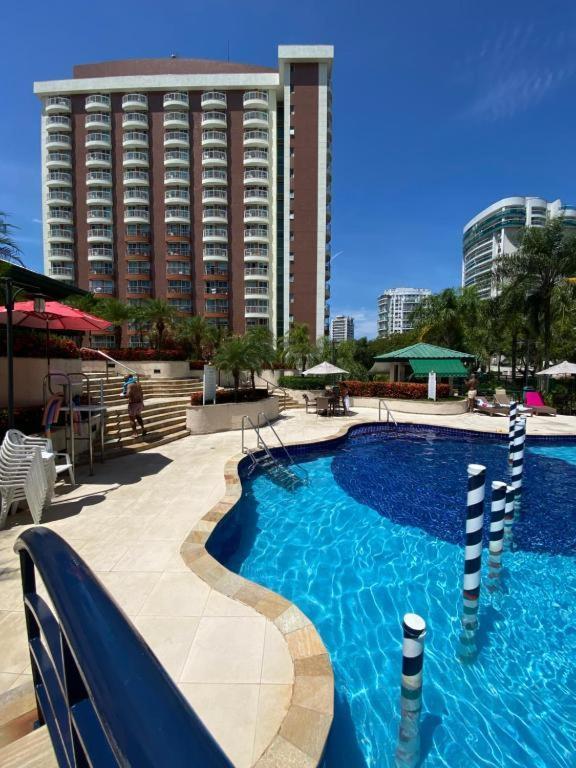 Flat Na Barra Da Tijuca 905 Premium - Com Cozinha, Microondas, Fogao Cooktop, Estacionamento, Balsa Praia, Academia, Muito Lindo, Confortavel E Aconchegante *