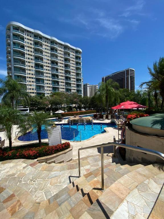 Apartamento Flat Na Barra Da Tijuca 905 Premium - Com Cozinha, Microondas, Fogao Cooktop, Estacionamento, Balsa Praia, Academia, Muito Lindo, Confortavel E Aconchegante Rio de Janeiro