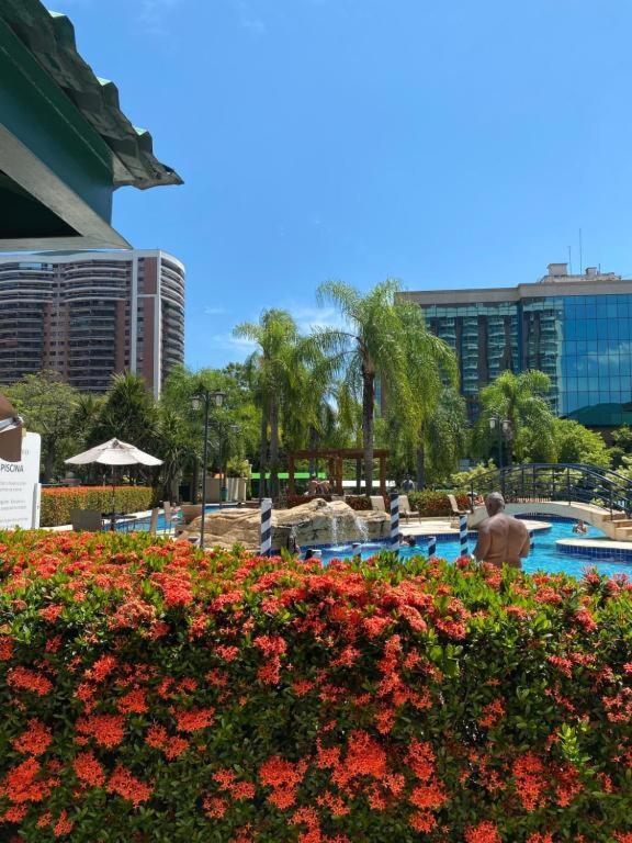 Flat Na Barra Da Tijuca 905 Premium - Com Cozinha, Microondas, Fogao Cooktop, Estacionamento, Balsa Praia, Academia, Muito Lindo, Confortavel E Aconchegante Apartamento