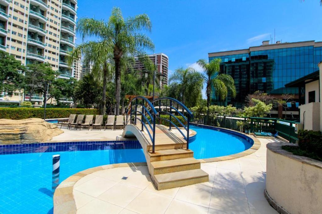 Apartamento Flat Na Barra Da Tijuca 905 Premium - Com Cozinha, Microondas, Fogao Cooktop, Estacionamento, Balsa Praia, Academia, Muito Lindo, Confortavel E Aconchegante